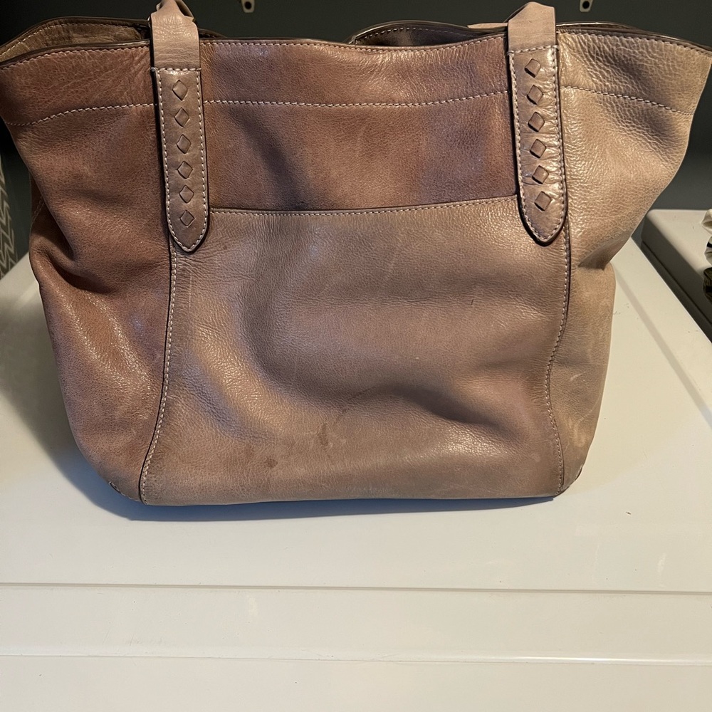 Frye Tan Leather Satchel